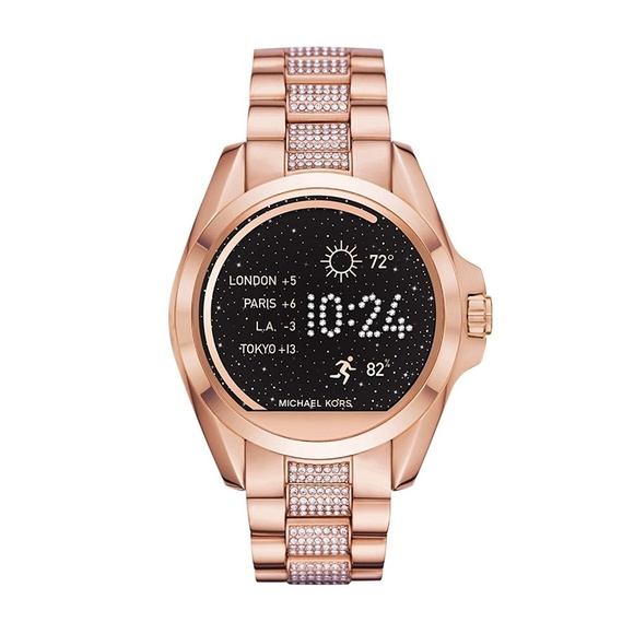 Michael Kors Accessories - Michael Kors Womens Rose Gold Smart Watch MKT5018